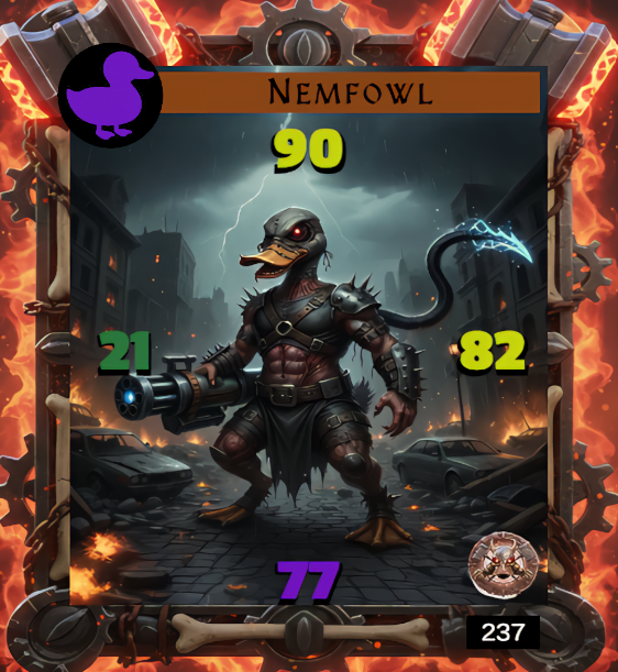 Duckmon Card